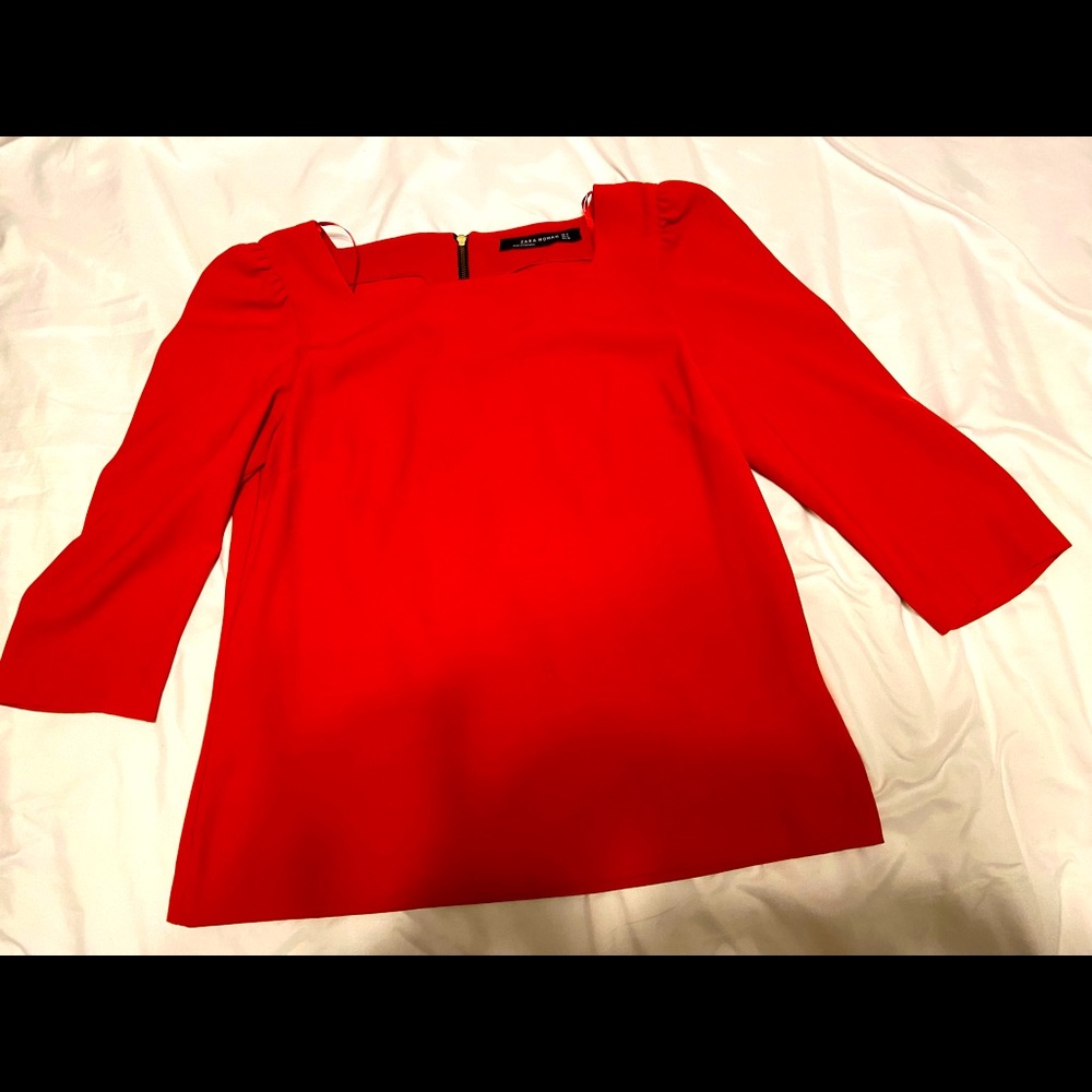 Zara Woman Red Blouse